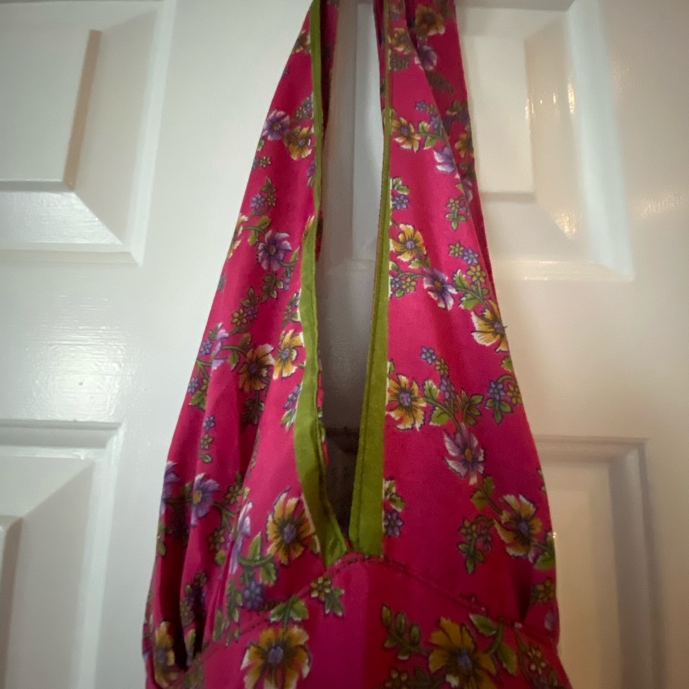 Silk Halter Dress